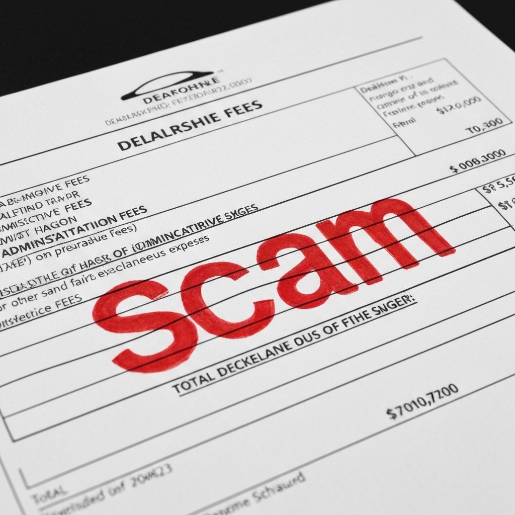 Don't pay these fake dealership fees!